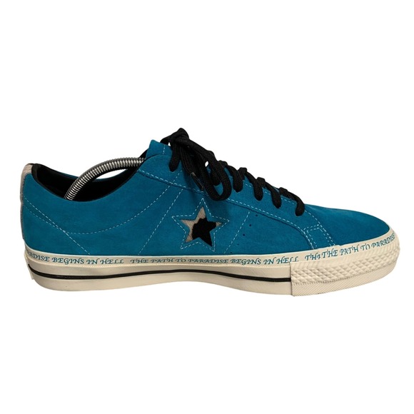 Converse x Sean Pablo One Star Pro Paradise Rapid Teal Suede Men's 11.5 - Picture 12 of 16